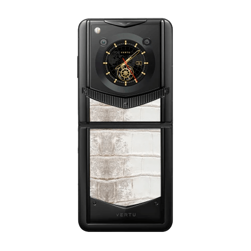 Vertu IRONFLIP ROCOCO HIMALAYA NILOTICUS CROCODILE SKIN