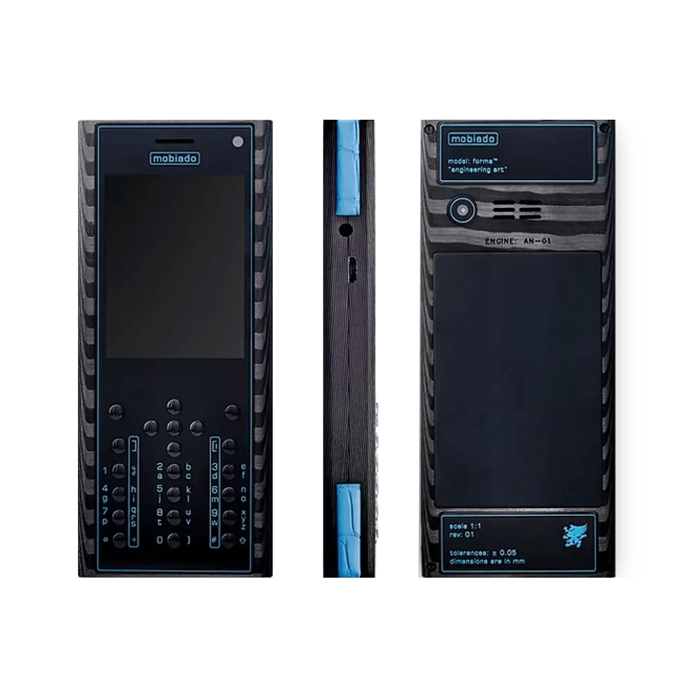خرید گوشی موبایل دست ساز فورما موبیادو مدل MOBIADO FORMA SPORT m|CARBON BLUE - vertumobile