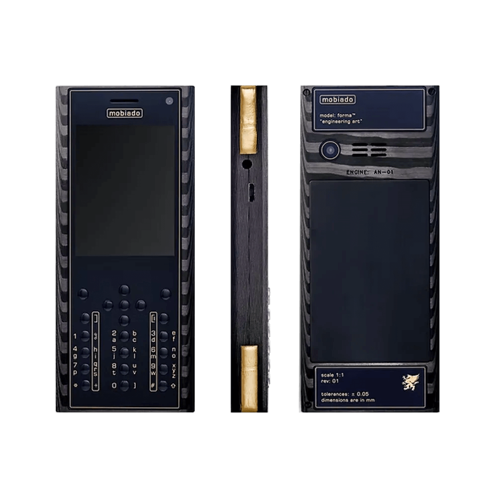 خرید گوشی دست ساز فورما موبیادو مدل MOBIADO FORMA SPORT m|CARBON GOLD - vertumobile
