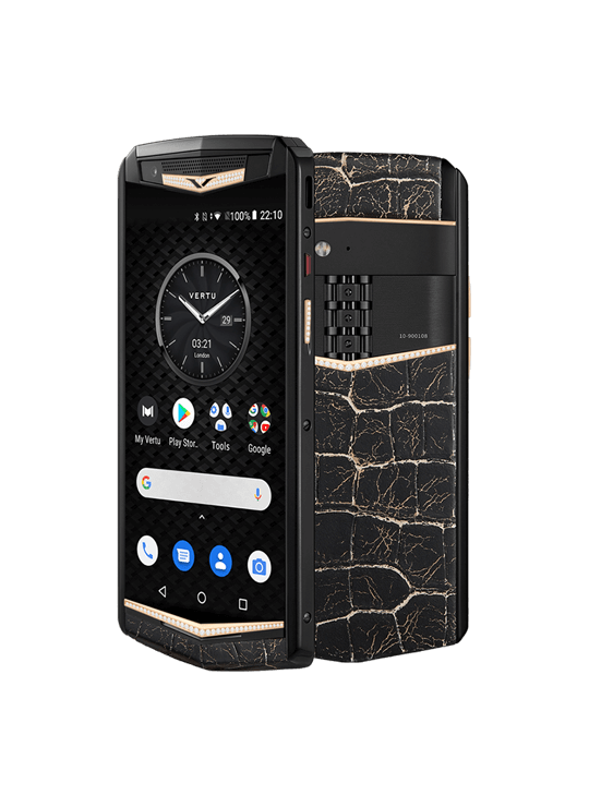 گوشی موبایل استر پی ورتو مدل GOTHIC TITANIUM GOLD DIAMONDS LAVA ALLIGATOR