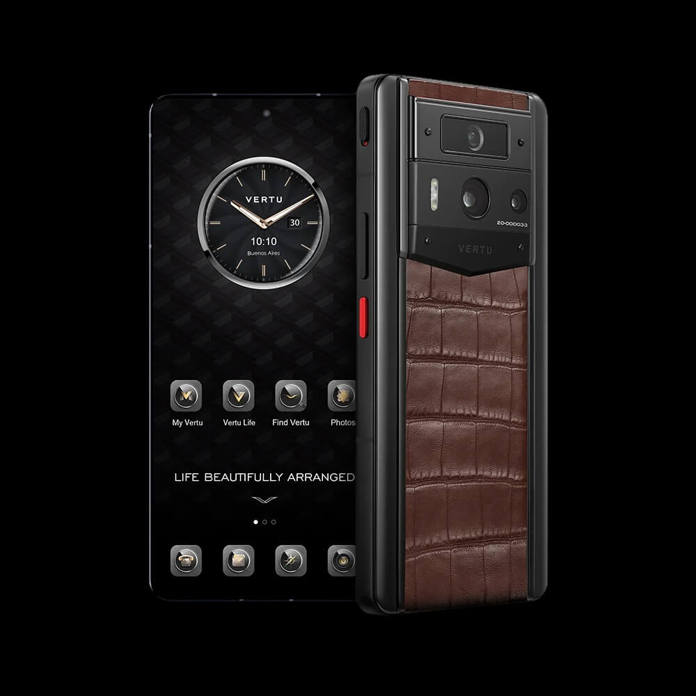 گوشی موبایل متاورتو نسل ۲ مدل ALLIGATOR AMBER BROWN