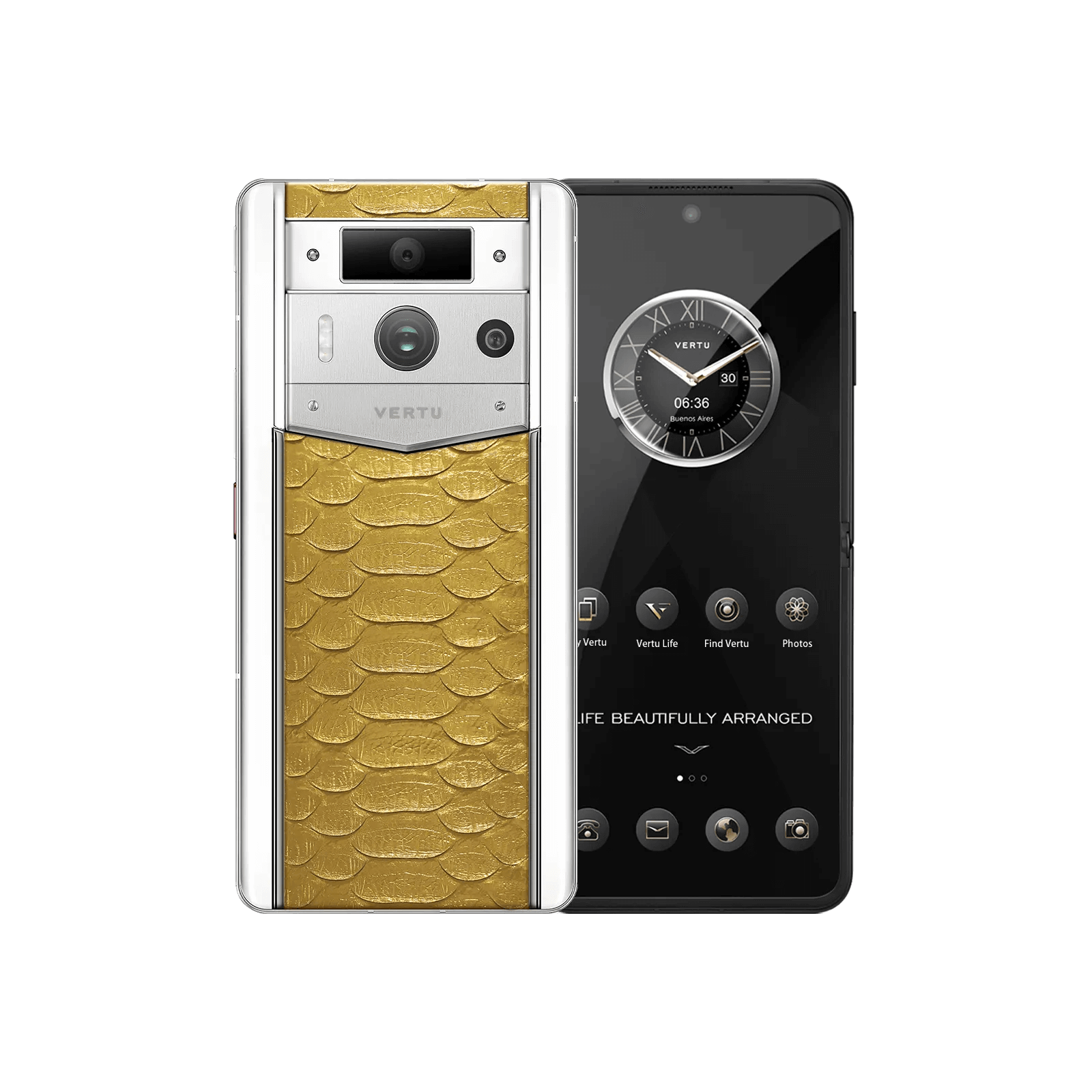 گوشی موبایل متاورتو مکس نسل ۲ مدل The Fortune Serpent Edition Golden