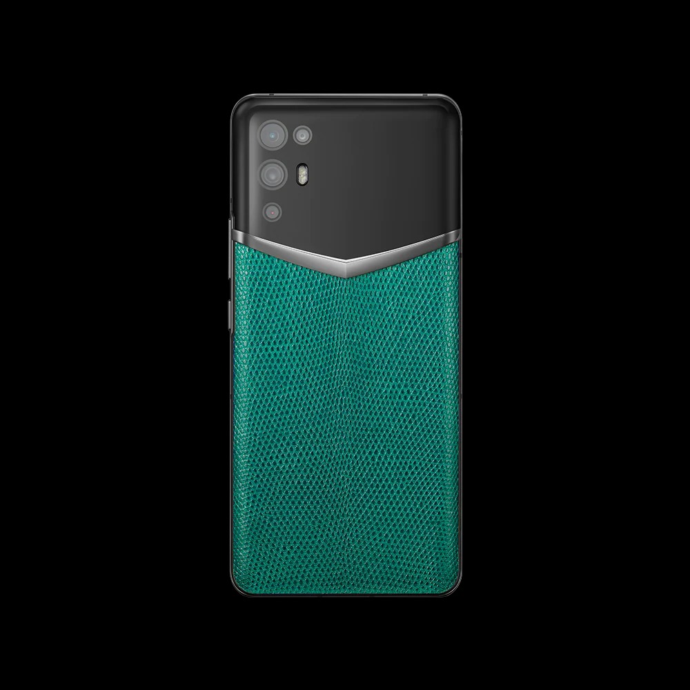 گوشی موبایل آی ورتو مدل LIZARD SKIN 5G IMPERIAL GREEN - ورتو موبایل