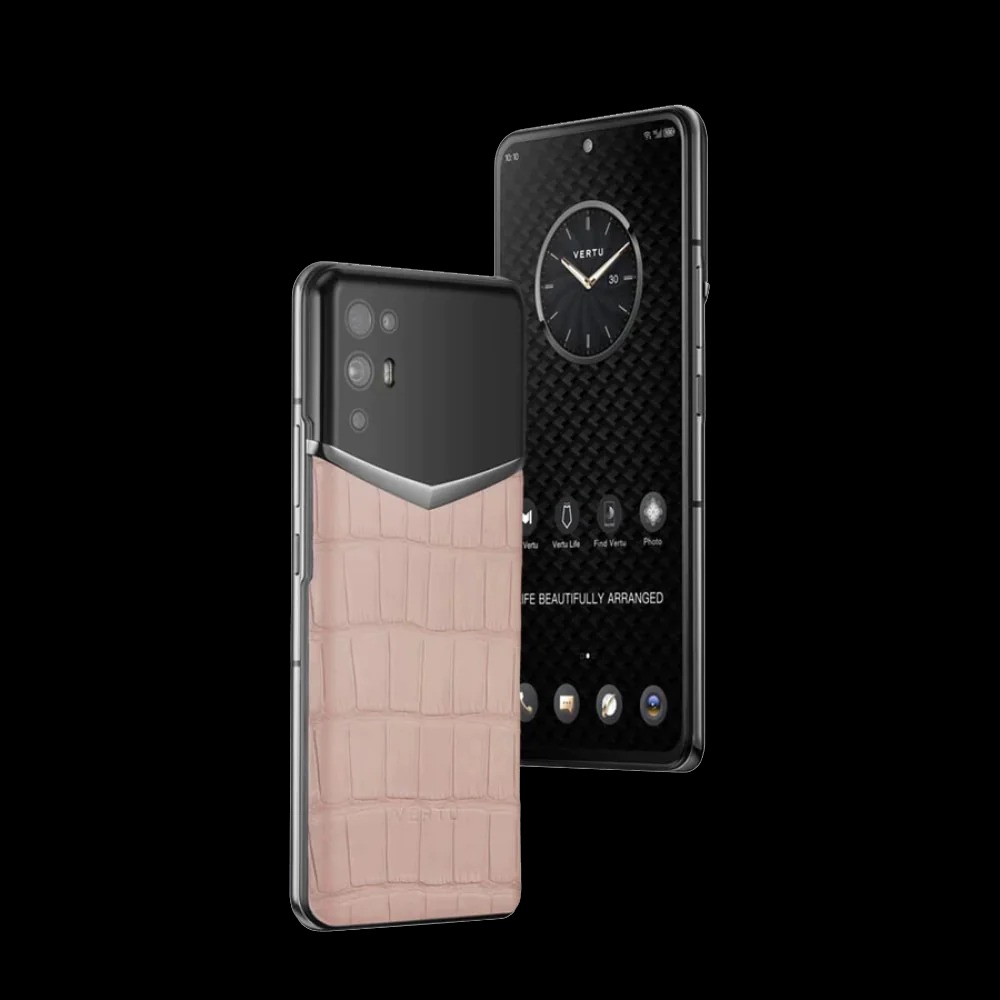 گوشی موبایل آی ورتو مدل ALLIGATOR SKIN 5G SAKURA PINK