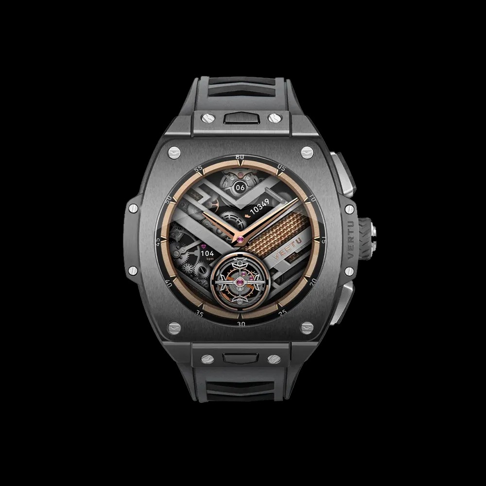 ساعت هوشمند گرندواچ ورتو مدل Black Ceramic - ورتو موبایل