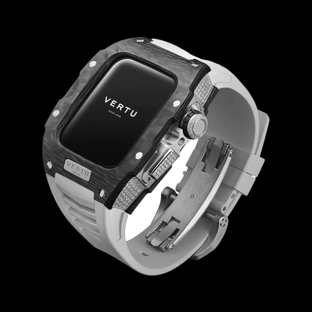 ساعت هوشمند متاواچ ورتو مدل H1 Black Diamond – White Strap ورتو موبایل