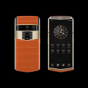 گوشی ایجنت کیو ورتو مدل Agent Q Alligator Gold & Full Diamond Collector’s Edition Radiant Phoenix-Bespoke