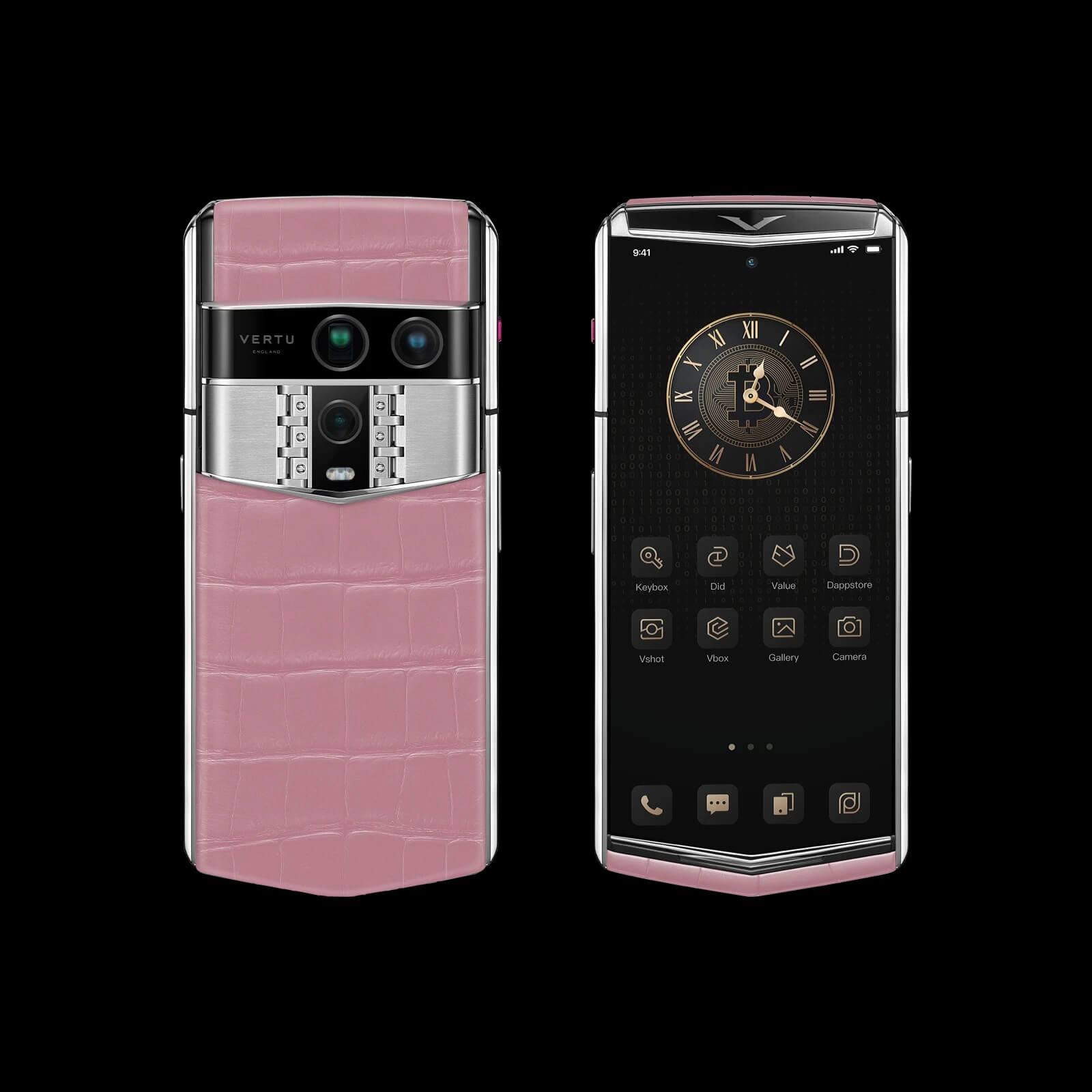 گوشی ایجنت کیو ورتو مدل Agent Q Alligator Collector’s Edition Sakura Pink