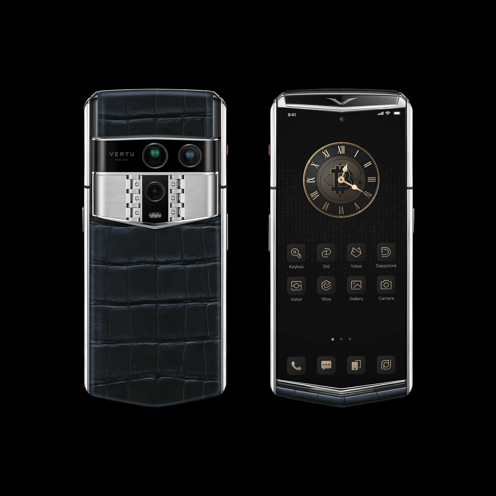 گوشی ایجنت کیو ورتو مدل Agent Q Alligator Collector’s Edition Navy Blue