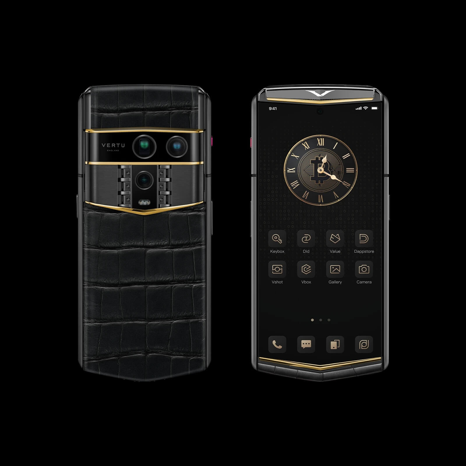 گوشی طلا ایجنت کیو ورتو نسخه لیمیت ۲۷ عددی مدل Agent Q 27th Anniversary Limited Edition Gold Ⅴ