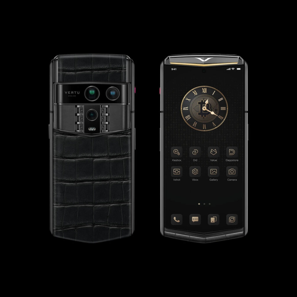 گوشی طلا ایجنت کیو ورتو مدل Agent Q Alligator Gold Accent Collector’s Edition Gold I