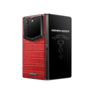 گوشی آلفا فولد ورتو مدل AlphaFold Alligator Skin Retro Red