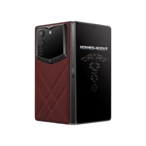 گوشی آلفا فولد ورتو مدل AlphaFold Stitched Calfskin Red & Brown