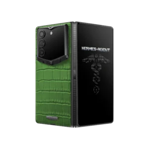 گوشی آلفا فولد ورتو مدل AlphaFold Alligator Skin Bamboo Green