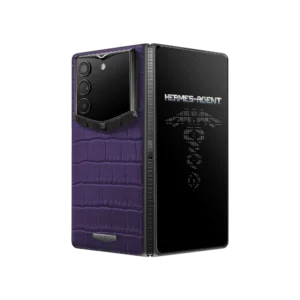 گوشی آلفا فولد ورتو مدل AlphaFold Alligator Skin Grape Purple